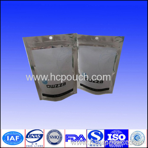 Stand Up Zipper Aluminum Foil Pouch 